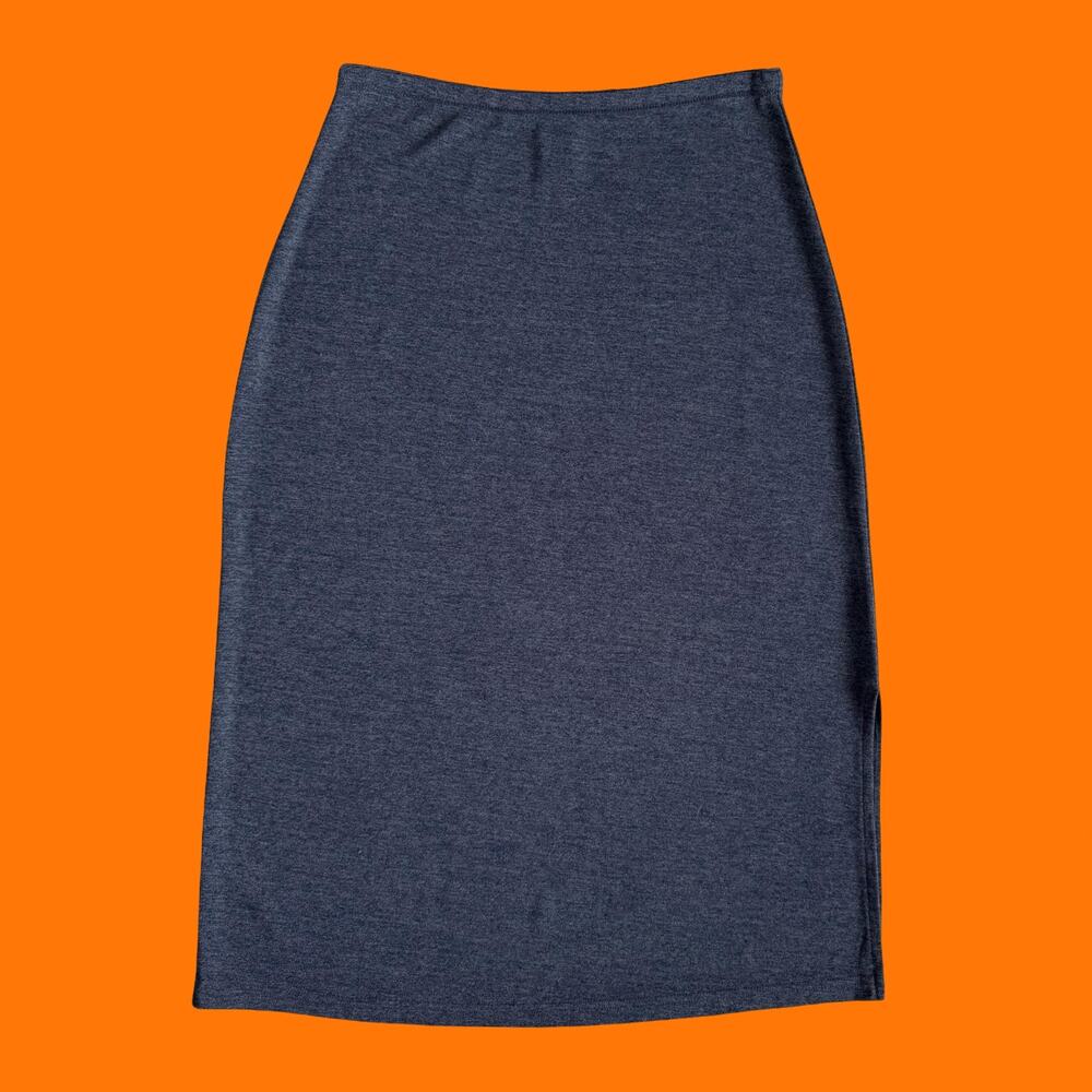 90's 00's vintage gray minimalist office siren y2k skirt SMALL gap